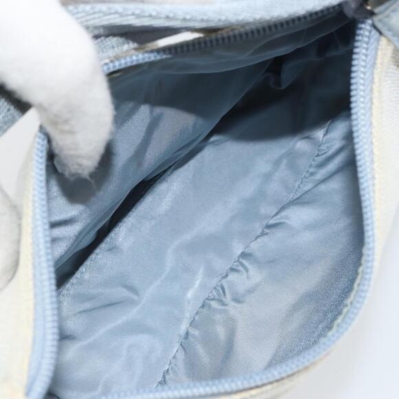 PRADA Sports Hand Bag Canvas Gray Blue Auth hk3257 - Picture 11 of 16